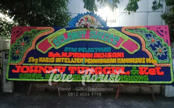 Papan Bunga Gandeng 1 Mahkota Bunga Segar - Image 4