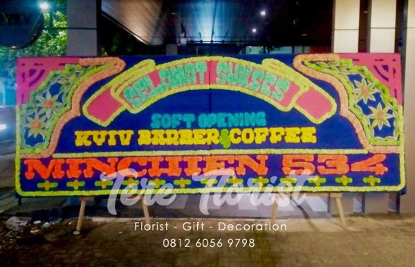 karangan bunga papan Medan ucapan selamat dan sukses