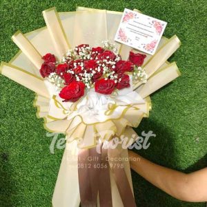 Buket Mawar Merah Segar