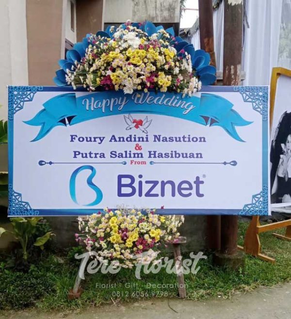 karangan bunga papan digital printing