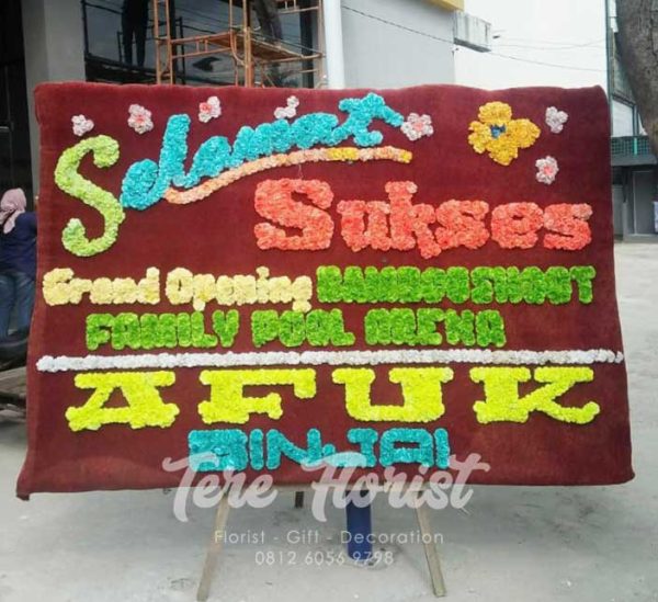 bunga papan medan 1 papan