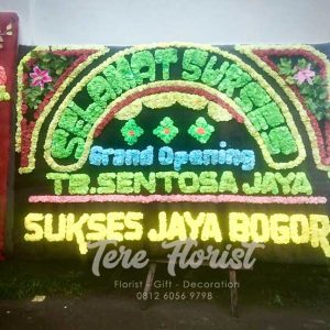 bunga papan single 1 papan