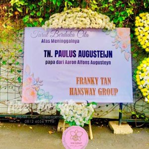 papan bunga printing ucapan turut berdukacita