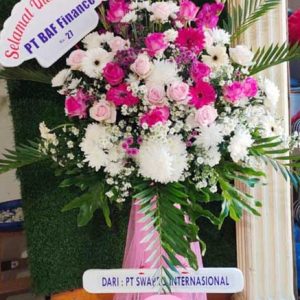 standing flower ucapan selamat ulang tahun