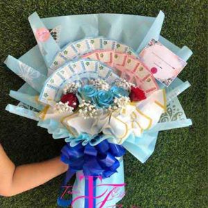 Buket Uang 50 Ribu Campur 100 Ribu