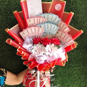 Buket Uang 50 Ribu dan 100 Ribu