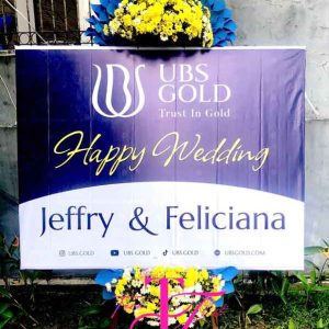 Papan Bunga Printing Wedding - 004