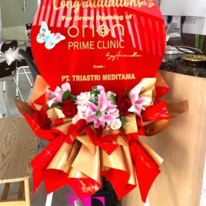Papan Bunga Akrilik Congratulation Grand Opening - 008