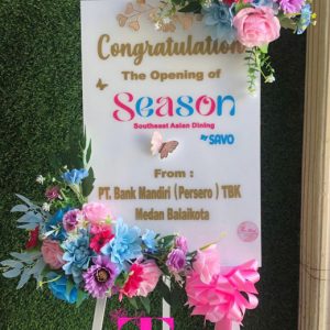 Papan Bunga Akrilik Congratulation Grand Opening – 015