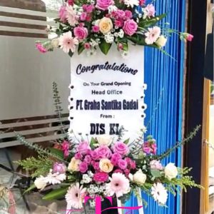 Papan Bunga Akrilik Congratulation Grand Opening – 018