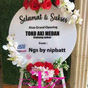 Papan Bunga Akrilik Grand Opening - 002