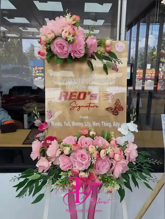 Papan Bunga Akrilik Congratulation Grand Opening
