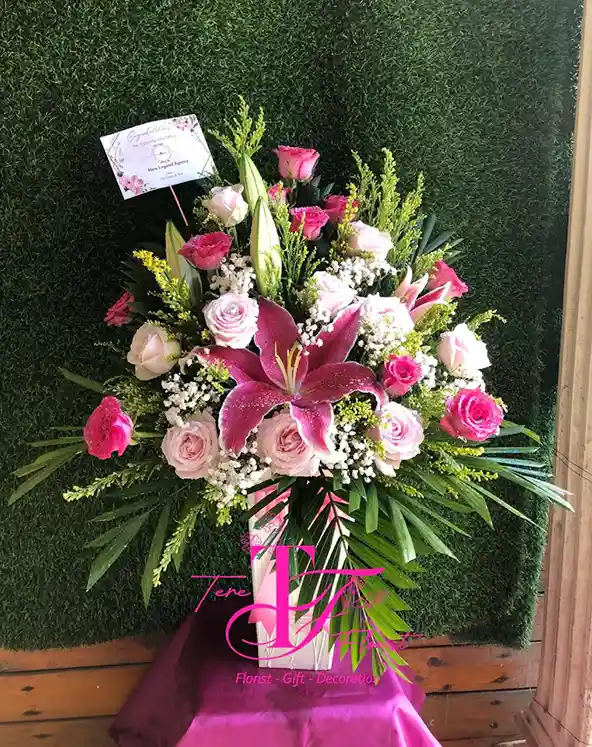 Bunga Meja Congratulations Re Opening