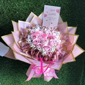 Buket Bunga Segar Happy Birthday