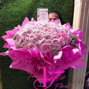 Buket Bunga Ulang Tahun Ukuran Jumbo