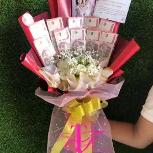 Buket Uang 100 Ribu Happy Wedding Anniversary