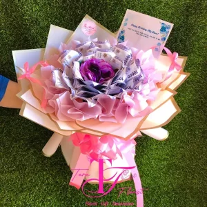 Buket Uang 10 Ribu 25 Lembar